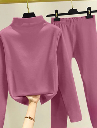 Women's Tracksuit | Fleece Funnel Neck Two Piece
