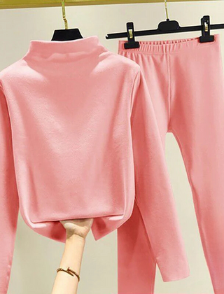 Women's Tracksuit | Fleece Funnel Neck Two Piece
