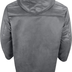 Men's Coat | Fleece Lined Hooded Longline