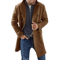 Men's Coat | Double Breasted Tailored Overcoat