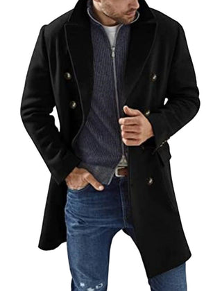 Men's Coat | Double Breasted Tailored Overcoat