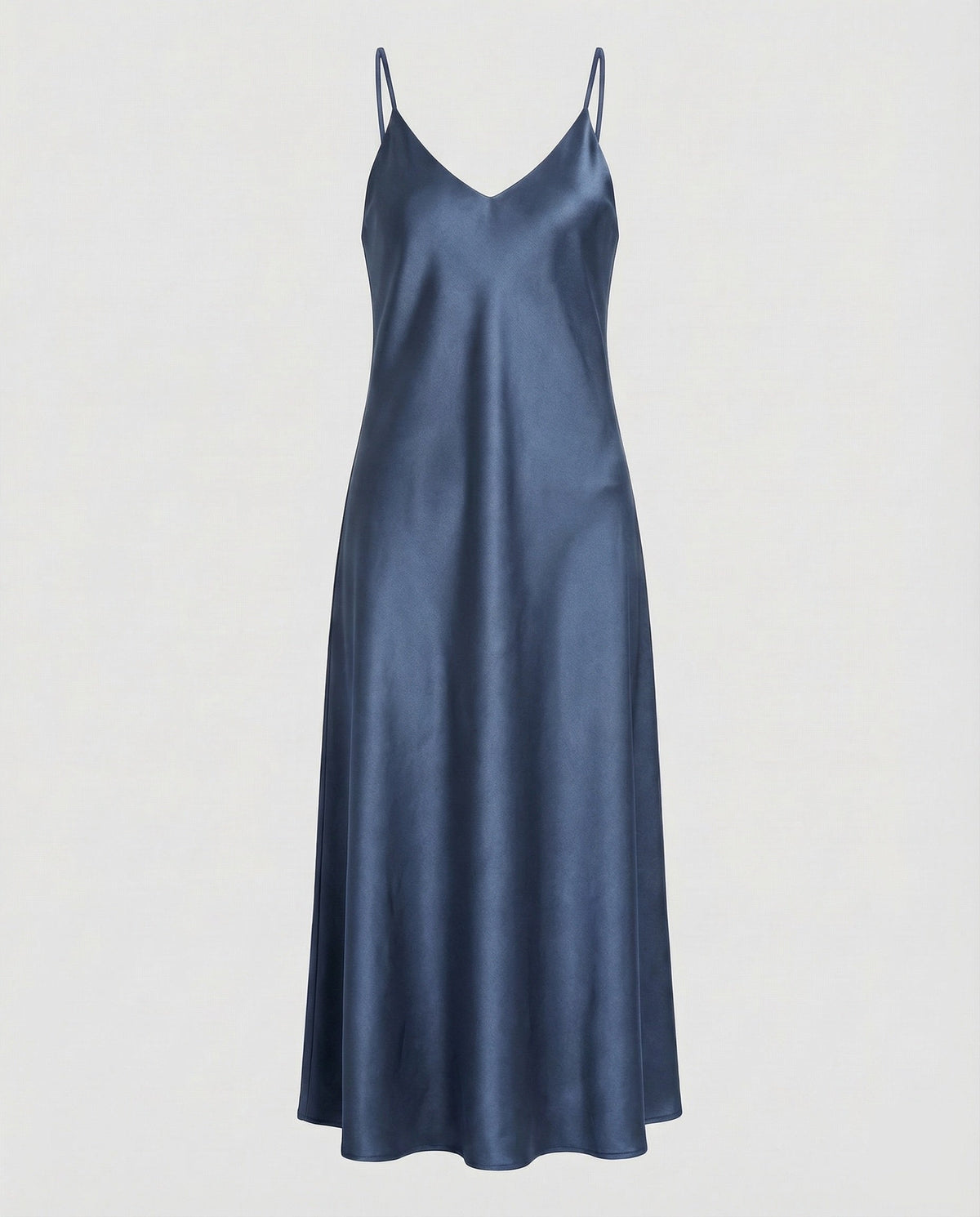 Women's Party Dress | Satin Slip Midi V-Neck