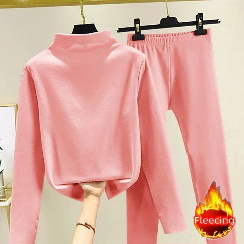 Women's Tracksuit | Fleece Funnel Neck Two Piece