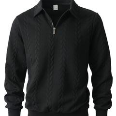 Men's Jumper | Zip Neck Knit