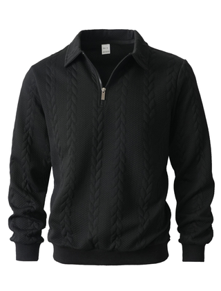 Men's Jumper | Zip Neck Knit