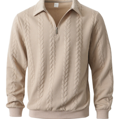 Men's Jumper | Zip Neck Knit