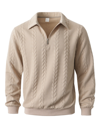 Men's Jumper | Zip Neck Knit