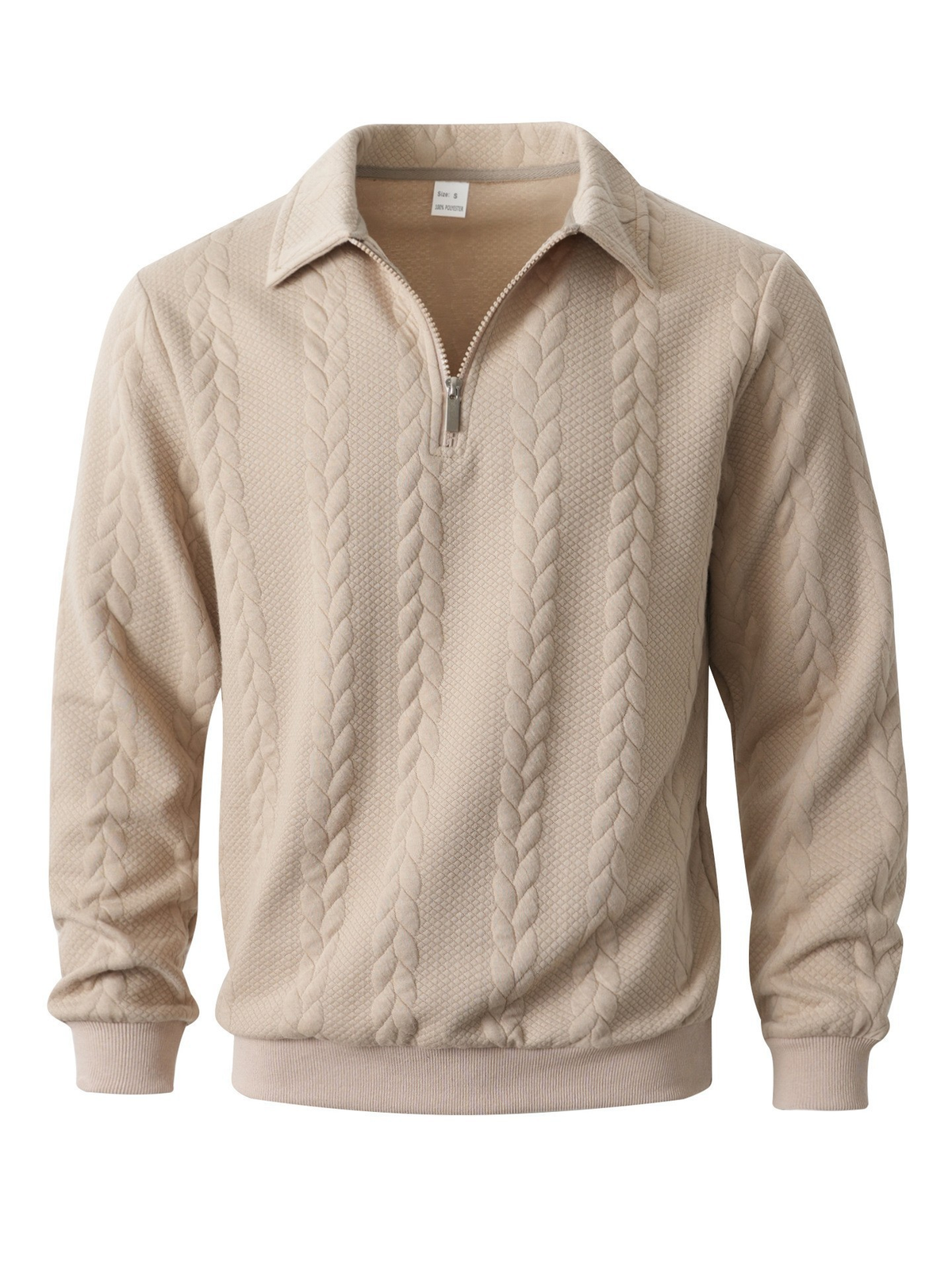 Men's Jumper | Zip Neck Knit