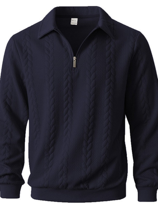 Men's Jumper | Zip Neck Knit
