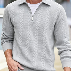 Men's Jumper | Zip Neck Knit