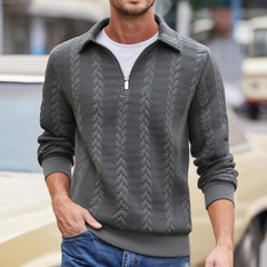 Men's Jumper | Zip Neck Knit