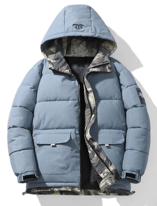 Men's Puffer Parka | Hooded Utility Pockets