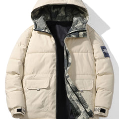 Men's Puffer Parka | Hooded Utility Pockets
