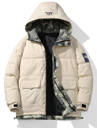 Men's Puffer Parka | Hooded Utility Pockets