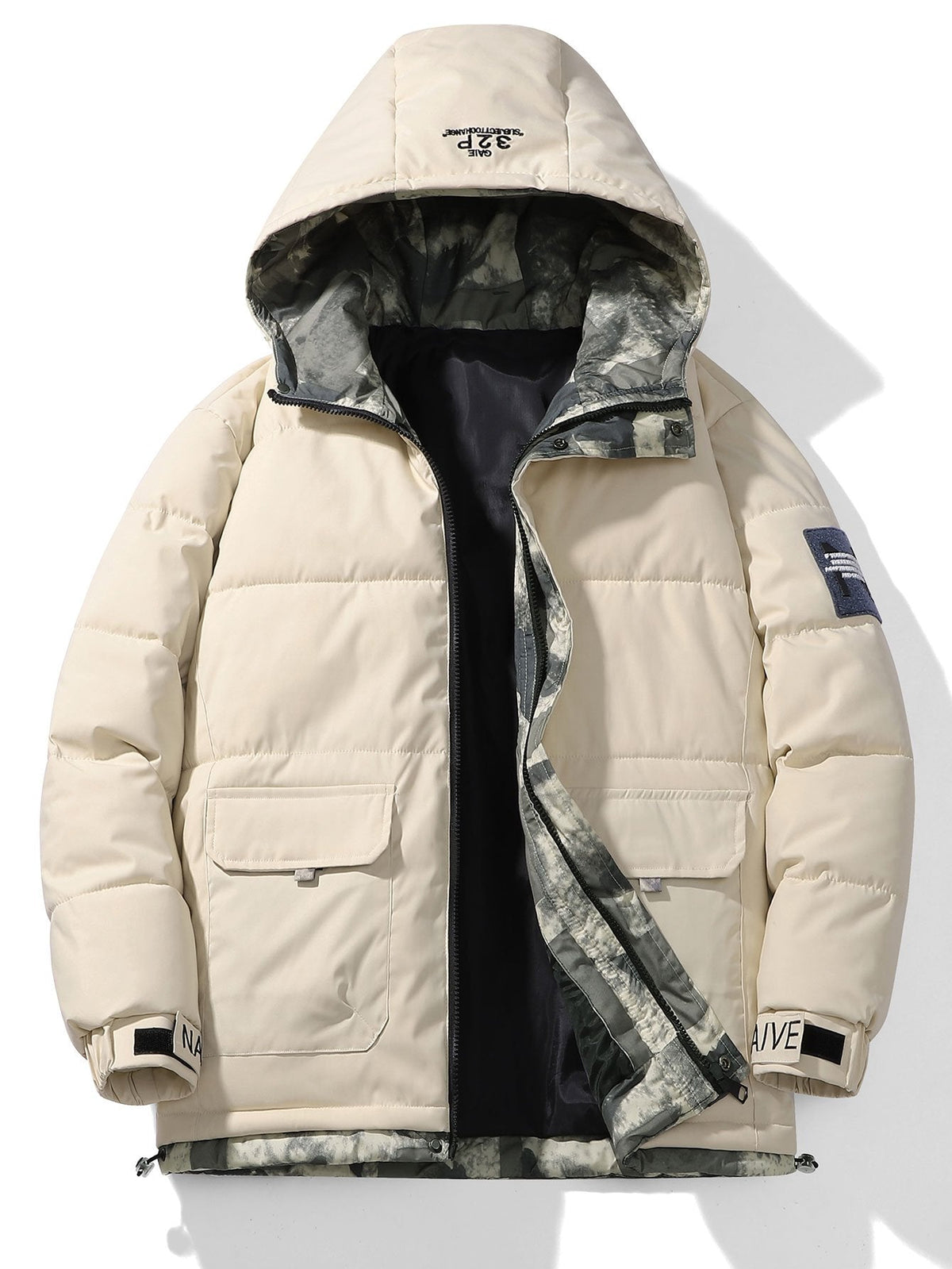 Men's Puffer Parka | Hooded Utility Pockets