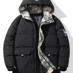 Men's Puffer Parka | Hooded Utility Pockets