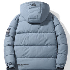 Men's Puffer Parka | Hooded Utility Pockets