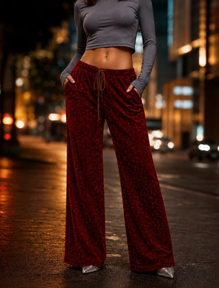Women's Sequin Trousers | Straight Leg Party